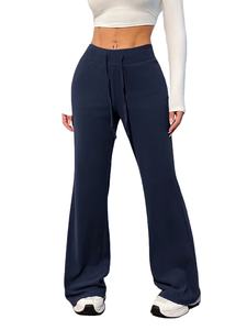 <b>Plus</b> <b>Size</b> <b>Plus</b> <b>Size</b> Casual Comfortable Soft High Elasticity Low Waist Long Pants Wide Leg Sweatpants Bangladesh manufactures - Product Image 3