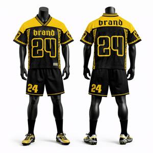 Maillot de football et de football américain pour homme Cumton, en maille perlée avec empiècements et double couche de maille, avec livraison et expédition - Product Image 1