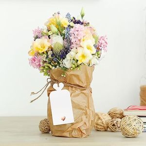 Etiquetas de Papel Rectangulares Personalizadas con Impresión de Corazón en Dorado y Acabado Mate para Etiquetado de Ropa - Product Image 5