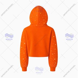 Sudadera con Capucha Corta para Hombre, Personalizada con Pedrería Bordada de la Universidad FAMU Florida A&M, 100% Algodón, Formal de Invierno - Product Image 2
