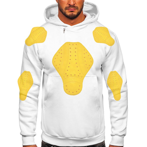 Sudadera con Capucha para Motocicleta de Invierno, Diseño Personalizado, Manga Larga, Tallas Grandes, Impermeable, Transpirable, Forro Polar de Poliéster/Algodón, Protectora - Product Image 6