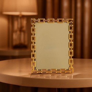 Gold Finish <b>Metal</b> <b>Frame</b> Premium Wall Decor <b>Frame</b> Warm Tone Art Display <b>Frame</b> for Home Living Room Office Interior Decoration - Product Image 5