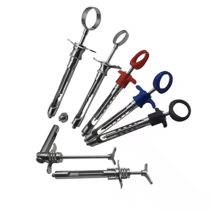 Seringue d'aspiration dentaire Cook-Waite d'Azicon - Seringue d'aspiration dentaire autoclavable en acier inoxydable de type CW, outils d'anesthésie - Product Image 4