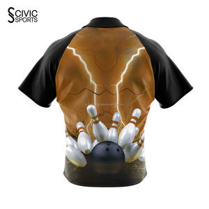 Custom Made 100% Polyester Soccer Wear <b>Bowling</b> Uniforms Designed to Optimize Your <b>Bowling</b> Experience <b>Bowling</b> Jersey - Product Image 4