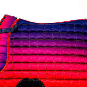 Tapis de selle d'endurance très vendus, toutes couleurs unies, rembourrage en laine et coton, meilleur rapport qualité-prix, tapis de selle anglais - Product Image 2