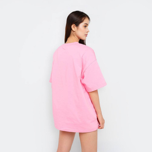 เสื้อยืดคอกลมทรงหลวม แขนสั้น ผ้าฝ้าย 100% สไตล์ลำลอง โอเวอร์ไซส์ สำหรับผู้หญิง สั่งทำขายส่งได้ - Product Image 6