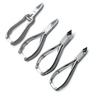 Coupe-ongles en acier inoxydable en forme de lune à double ressort pour manucure et pédicure, idéal pour les ongles épais et les ongles incarnés, outil de beauté certifié CE - Product Image 5