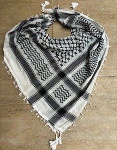 NEW BOTH SIDE DESIGN REVERSIBLE ORIGINAL PATTERN ARAFAT PALESTINIAN SCARF SHEMAGH YASHMAGH GHUTRA HEAD GHAZA MENS MUSLIM - Product Image 4