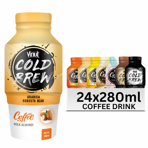 280ml de café infusé à froid Arabica & Robusta-VINUT Vietnam, prix d'usine, sans OGM, sans produits laitiers, sans gluten, marque privée, gratuit S - Product Image 1