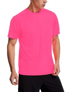 T-shirt imprimé pour homme, motif sportif, performance anti-humidité, vente en gros, vêtements de sport pour la gym et l'entraînement - Product Image 2