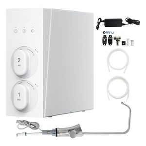Sistema di filtrazione dell'acqua a osmosi inversa senza serbatoio a 8 stadi da 800 GPD con filtro Smart DI per lavello, con spina AU e portata elevata da 600 GPD - Product Image 1