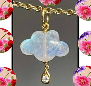 เครื่องประดับอัญมณีรูปทรงสวยงามดีไซน์ใหม่จี้หินคาร์เนเลี่ยนสีทองสำหรับสุภาพสตรีจี้ระยิบระยับสีเงินสเตอร์ลิง - Product Image 2