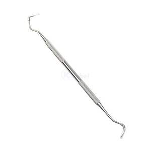 Raspador Dental de Una Sola Punta con Empuñadura Moleteada, Instrumento Manual de Acero Inoxidable de Alta Resistencia para Eliminación de Cálculos Profesional - Product Image 6