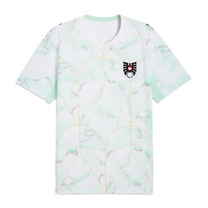 เสื้อยืดแขนสั้นสีขาวแบบยูนิเซ็กซ์ พิมพ์ลายไล่เฉดสีมิ้นท์ คอกลม ระบายอากาศได้ดี ผลิตจากโพลีเอสเตอร์ เหมาะสำหรับฤดูร้อน ทรงปกติ - Product Image 1