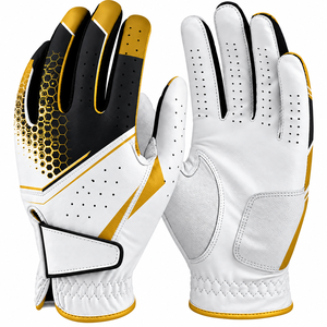 Guantes de golf de cuero Cabretta antideslizantes, compatibles con pantallas táctiles, personalizables, unisex. - Product Image 6
