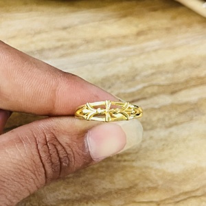 Market Favorite Fleur De Lis <b>Ring</b> Boho Brass Womens <b>Ring</b> Antique Brass Finish Gothic <b>Cross</b> Jewelry Statement Vintage Wholesale - Product Image 2