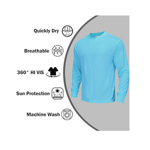 Sudaderas de Trabajo Cómodas para Hombre, de Poliéster y Algodón, Sudadera de Seguridad de Alta Visibilidad, Ropa de Seguridad con Logotipo Personalizable - Product Image 5