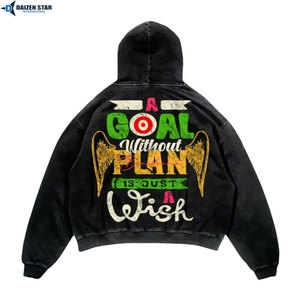 Sudadera con Capucha Lisa al por Mayor, 100% Algodón, Sudadera con Capucha de Felpa, Impresión Personalizada, Logotipo Bordado - Product Image 4