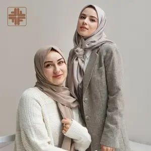 Hijab Opaque super extensible en stock, vente en gros pour le vietnam avec emballage cadeau