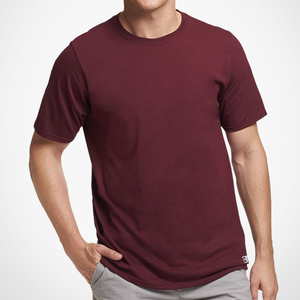 Custom 210gsm Knitted Eco-Friendly Graphic Tee for <b>Men</b> Oversized Polyester/Cotton Heavyweight Printed T-Shirt - Product Image 1