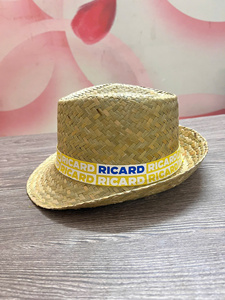 Fedora Straw Hat Short Brim Natural Trilby Seagrass Palm <b>Leaf</b> Character Fishing Outdoor Beach Travel Sports - Product Image 6