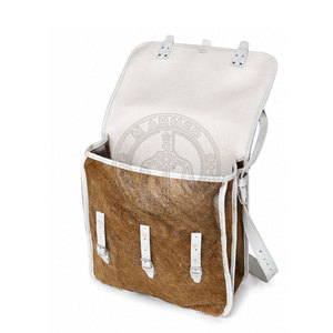 Classic Napoleonic <b>Haversack</b> With Spacious Interior Durable Construction And Adjustable Shoulder Strap Design - Product Image 5