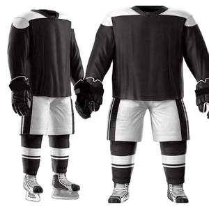 Wholesale Professional Ice Hockey Jersey Factory Made Custom Logo <b>Athletic</b> Team Uniform Breathable Polyester Sportswear - Product Image 6