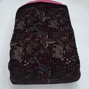 Velvet Fabric for Dress Embroidered Velvet Fabric <b>Sequin</b> Embroidery Fabric Beaded Lace Fabric Fashion Apparel Wholesale US Buyer - Product Image 2