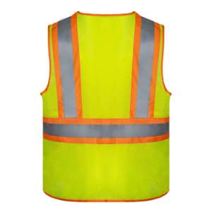 Chaleco de Seguridad Reflectante ANSI Clase 2 de Alta Calidad para Hombre, con LED Intermitente, Impermeable, Transpirable, Ligero, Lavable y Personalizable - Product Image 2