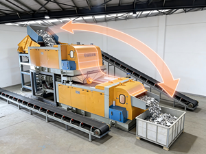 Metallrecycling-Lösung Ruijie Lieferanten von E-Waste-Recycling Wirbelstromabscheider mit Kerngetriebe und Motorkomponenten - Product Image 6