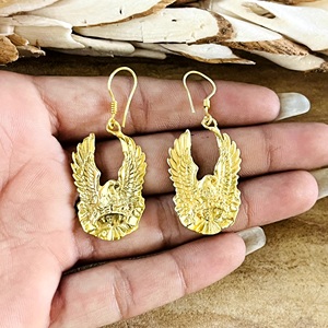 Pendientes Colgantes de Latón Bohemio con Diseño de Águila, Favoritos del Mercado, Chapados en Oro de 18K, con Ganchos de Animales Tribales para Mujer, Venta al por Mayor/OEM/ODM - Product Image 1