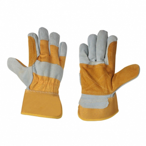 Gants de travail pour hommes de haute qualité, résistants à la chaleur, 10 pouces, 10 mil, en cuir grainé/texturé diamant, flexibles, durables, fabriqués au Pakistan - Product Image 3