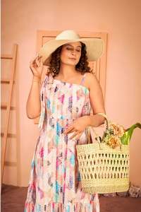 Vestidos Largos Casuales Elegantes de Corte Recto, el Mejor Diseño, Vestido Largo para Mujer, Nueva Llegada, Vestido Sexy sin Mangas con Cuello en V, Estilo Polinesio - Product Image 2