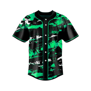 OEM Service High Quality 100% Polyester Men's <b>Baseball</b> Uniform <b>Set</b> Custom Logo Sportswear Breathable Plus Size Wholesale - Product Image 1