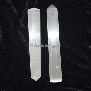 แท่งเซเลไนต์สลักลายจักระ สำหรับการบำบัด จาก NaturalAgate.com ร้านค้าธีมความรักกูร์กฏาฏ - Product Image 3