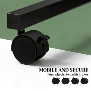 Scrivania Verticale Marrone per Casa/Ufficio, Postazione di Lavoro Ottimale per Computer - Product Image 4