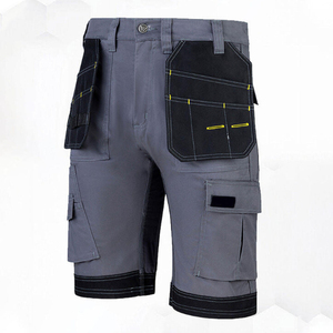 Pantalones Cortos de Trabajo Resistentes para Hombre, Pantalones Cortos Cargo con Múltiples Bolsillos y Bolsillos Desmontables para Herramientas - Product Image 4