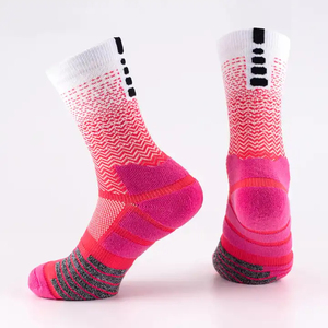 Soft Comfortable Moisture-Wicking Anti-Slip Crew Cotton <b>Socks</b> Stretchable Lightweight Anti-Bacterial Fabric Daily Wear Bottom - Product Image 4