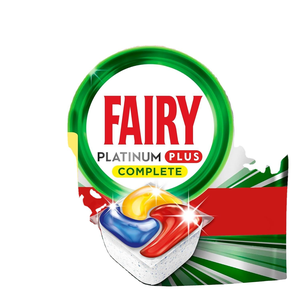 Pastillas para lavavajillas Fairy Platinum All in One, regulares, 59 cápsulas, para desafíos difíciles, incluso limpian los filtros grasosos x4 - Product Image 5