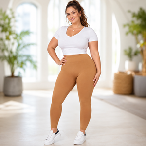 Custom Logo Women's High Waist Seamless Butt Lift Yoga Leggings Scrunch Booty Workout Pants <b>Tummy</b> <b>Control</b> Fitness Activewear Gym - Product Image 2