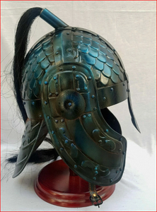 Casque médiéval en acier, casque de chevalier normand, casque de guerrier viking - Product Image 2