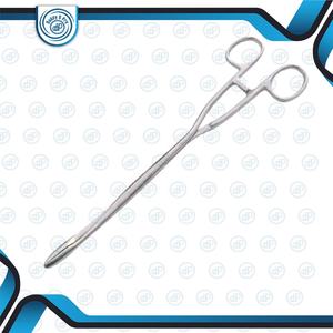 คีมหนีบรกแกะและรังไข่สำหรับผู้หญิง ISO13485นรีเวชและเครื่องมือเกี่ยวกับรังไข่ตรงและโค้งทำจากสเตนเลส - Product Image 4