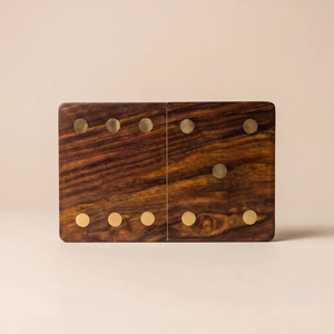 Wooden Domino Set, Personalized Dominoes Game Rosewood Double Six Tiles Game Boxes, & <b>Wall</b> <b>Signs</b> - Product Image 5