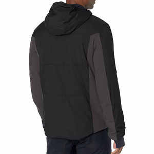 Chaqueta Cortavientos Impermeable, Transpirable y Resistente al Viento con Capucha, para Invierno, Estilo Urbano, con Logotipo Frontal en Poliéster - Product Image 3