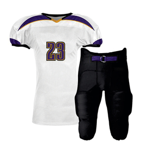 Uniformes de Fútbol Americano Fabricados en Pakistán, Uniformes Transpirables de Tela de Poliéster y Elastano de la Mejor Calidad - Product Image 3