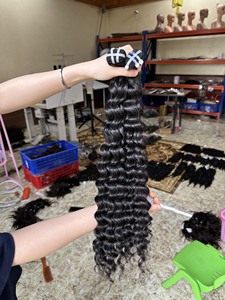 Tendencia Caliente: Cabello Humano Remy Vietnamita, Frontal Transparente HD Completo, Estilo Ondulado Profundo para Mujer, Mechones Dobles Cosidos a Máquina, Todo Incluido - Product Image 3