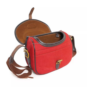 Sac de transport pour cartouches 100-125 en toile et cuir premium 100% personnalisable et durable, pour femmes, pour le tir à l'argile, étui pour munitions, REHEXIMPEX - Product Image 5