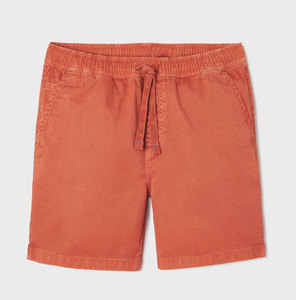 Shorts Bermuda Homme Grande Taille Couleur Unie avec Cordon de Serrage Taille Mi-Haute en Tissu Décontracté avec Poches - Product Image 1