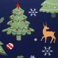 Funda de cojín con diseño navideño impreso, 100% algodón, para decoración del hogar, de la India.