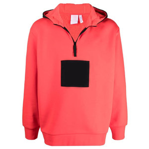 OEM Service Wholesale Best Design Men Quarter Zip Hoodies Winter Lightweight Solid Color High Quality Eco-Friendly Breathable - Product Image 1
